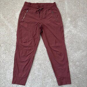 Athleta Trekkie North Jogger Pant Womens Size 8 Terracotta Rust Ripstop Hiking
